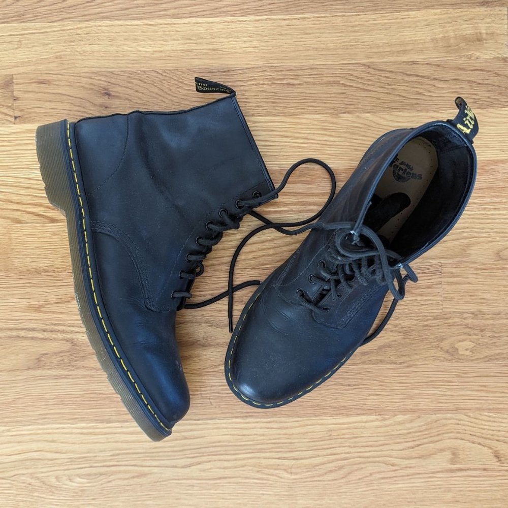 Black Leather Dr. Martens